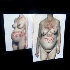 Poster con fotografías analógicas de Nora Lezano en internet