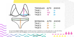 BIKINI NEÓN / Discontinuo / Triangulito + Vedetina. FLORIDA - CIRCO