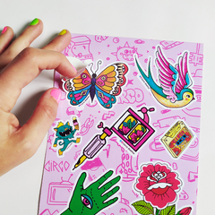 Stickers CIRCO / ROSA - comprar online