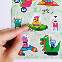 Stickers CIRCO / VERDE - comprar online