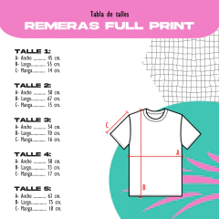 Remera Full Print // Margaritas en internet