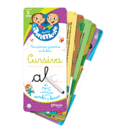 MINI ABREMENTE CURSIVA 40 PAGINAS CON ACTIVIDADES PARA ESCRIBIR Y BORRAR