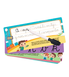 MINI ABREMENTE CURSIVA 40 PAGINAS CON ACTIVIDADES PARA ESCRIBIR Y BORRAR - comprar online