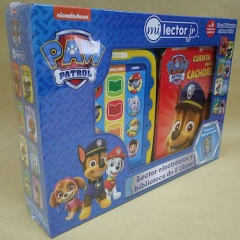 PAW PATROL - LECTOR ELECTRONICO Y BIBLIOTECA DE 8 LIBROS