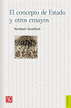 CONCEPTO DE ESTADO Y OTROS ENSAYOS (COLECCION FILOSOFIA) - KOSELLECK REINHART