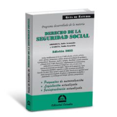 Guia de estudio Derecho de la Seguridad Social - Julio Grisolia - Editorial Estudio