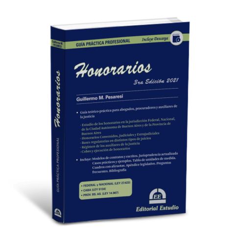Guia Practica Profesional Honorarios - Pesaresi - Editorial Estudio