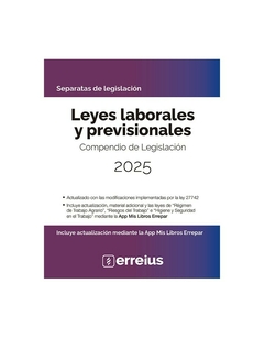 Separatas Leyes laborales y previsionales . Compendio de Legislación 2025 - Errepar