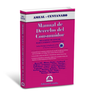 Manual de contratos del consumidor - Ameal Centenaro - Editorial Estudio