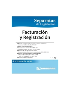Separata De Facturación Y Registración