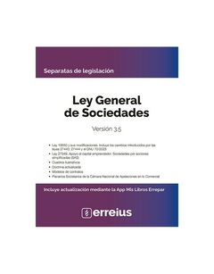 Ley General de Sociedades 3.5 - Separata de legislación - Editorial Errepar