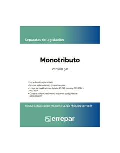 Separatas Monotributo Versión 5.0 - Errepar