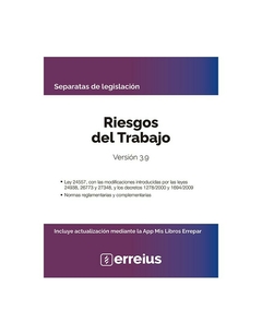 Riesgos del Trabajo 3.7 - Separatas de legislación - Editorial Errepar