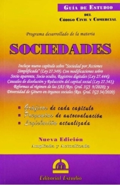 Guia de estudio Sociedades - Editorial Estudio