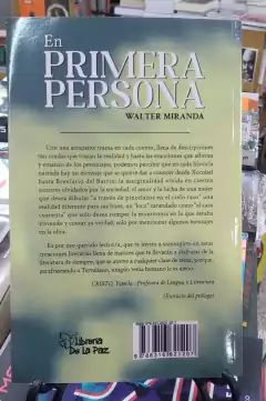 EN PRIMERA PERSONA - MIRANDA WALTER - EDICIONES DE LA PAZ - buy online