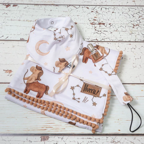 Set 3 pzas Algodón Sagitario