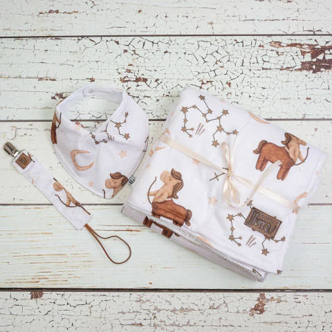 Set 3 pzas Corderito Sagitario