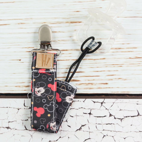 Portachupete Mickey Negro