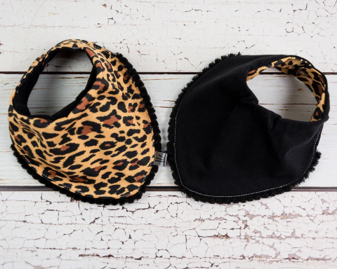 Bandana Algodón Animal Print Negro