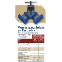 Morsa Para Soldar En Escuadra Barbero Nº 90 - 01-00099-00 - comprar online