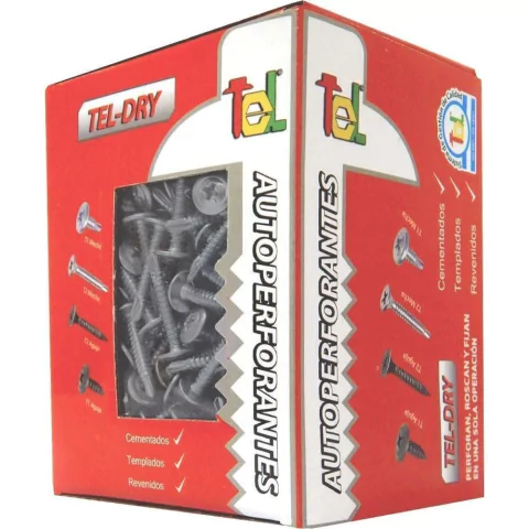 Torn. Autoperforante Drywall Cab. Fresada - T2 Mecha - 6 X 1.1/8"