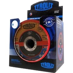 Disco Secur Extra Oxido Aluminio Plano - Tyrolit - 114 X 1.0 X 22.2 Mm