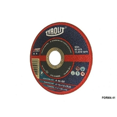 Disco Tyrolit Oxido Aluminio Plano Xt - 230 X 1.9 X 22.2 Mm - comprar online