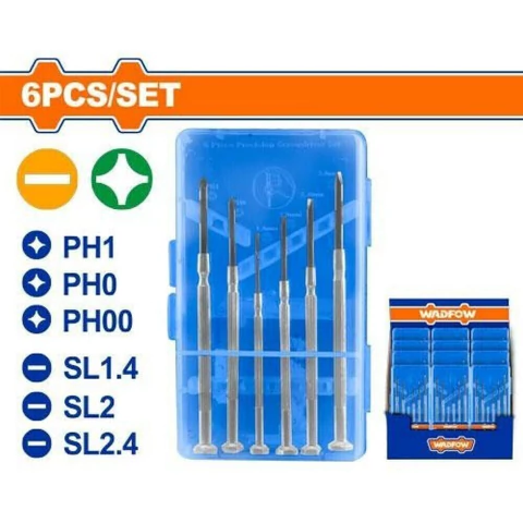 Juego Destornilladores De Precision Wadfow 6 Piezas Wss2B26