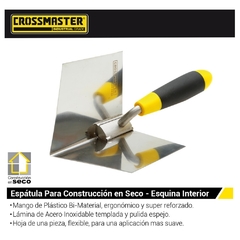 Espatula Crossmaster P/Construccion En Seco Esquinero Interior 9932446 - 126 X 100 Mm - comprar online