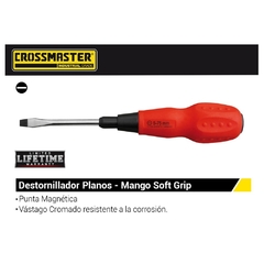 Destornillador Crossmaster M/Soft Plana 9940634 - 4 X 75 Mm - comprar online