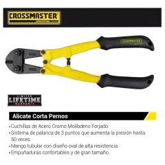 Alicate Crossmaster Cortaperno L= 203 Mm 9970110 - 8" - 2 Mm - comprar online
