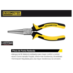 Pinza Crossmaster Punta Redonda L= 152 Mm 9970674 - 6" - comprar online