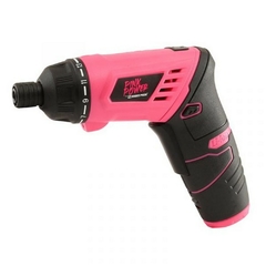 Atornillador A Bateria Pink Power Ion Litio 9990541 - 3.6 Volt Con Accesorios