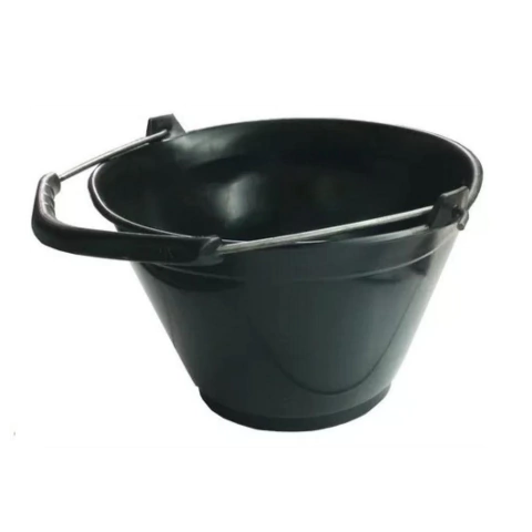 Balde Albañil Voss Reforzado Plastico Construccion Negro