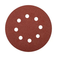 Disco De Lija Con Velcro Para Lijadora Alisadora Barovo Lcv-120 225 Mm Grano 120 - 8 Agujeros