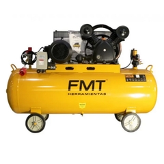 Compresor De Aire Fmt A Correa Baja- Baja 220 Volts - 2.0 Hp - 100 Lts.
