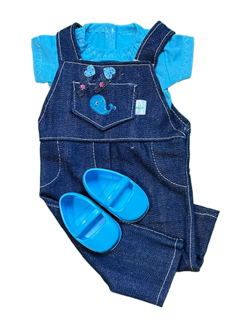 pack jardinero con remera