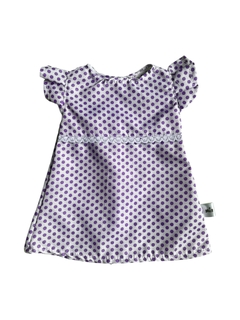 Vestido lunares lila