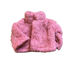 tapado de piel fucsia - comprar online