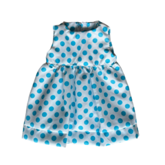 vestido lunares celeste