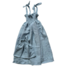 vestido igual a vos lino celeste