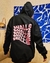 Buzo Hoodie Walls Negro y Rosa