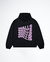 Buzo Hoodie Walls Negro y Rosa en internet