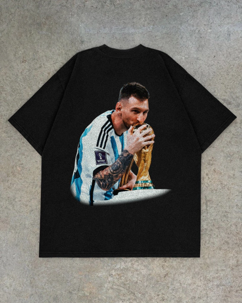 Remera Messi Campeón del Mundo