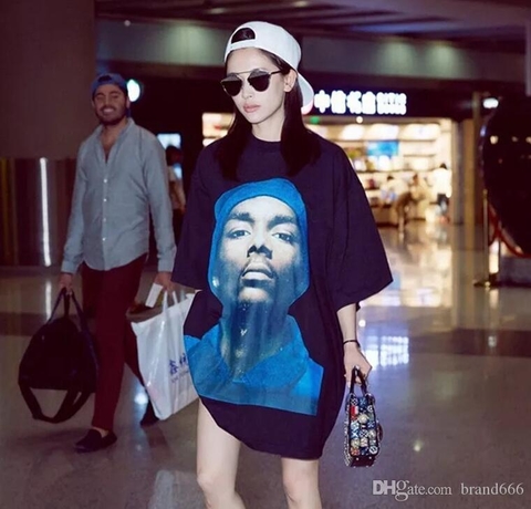 Remera Negra Snoop Dogg Foto