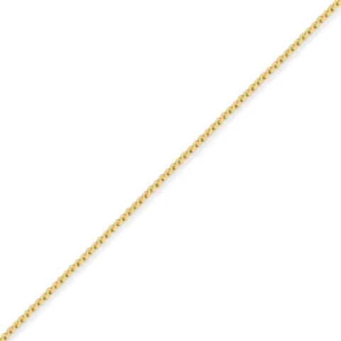Corrente Veneziana - 45 cm banhado a ouro amarelo