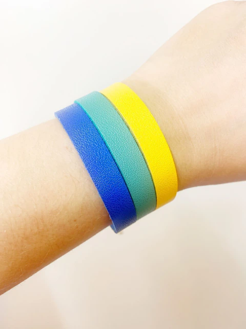 Pulseira Torcida Brasil Copa do Mundo 3 cores dourada