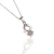 Colar Pingente Menina Cravejado P banhado a platina - comprar online