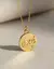 Colar Axé Pingente Medalha banhado a ouro 18k - comprar online
