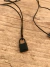 Colar Cadeado Fosco - em Couro Preto